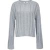 ONLY Women's Relaxed Fit Textured Knit Sweater