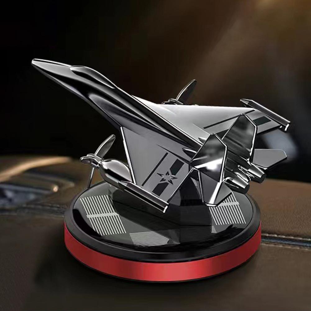 Car Perfume Aromatherapy Car Solar Power Car Air Freshener Airplane Rotating Aromatherapy Oil Diffuser Lasting Fragrance