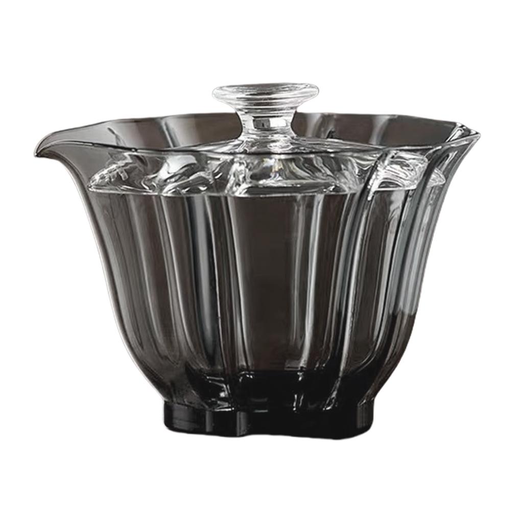 Офисная релаксационная чашка, стеклянная гайвань, чайная чашка, термостойкая и взрывобезопасная, стеклянная чашка, подходит для домашнего офиса