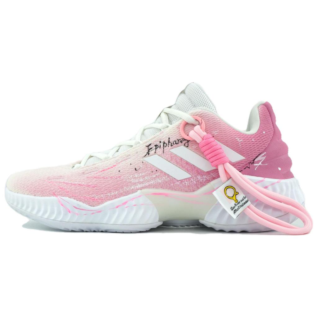 adidas Баскетбольные кроссовки Pro Bounce 2018 'Цветущая сакура' Низкие Мужские Белый Розовый FW0903(Команда545-)