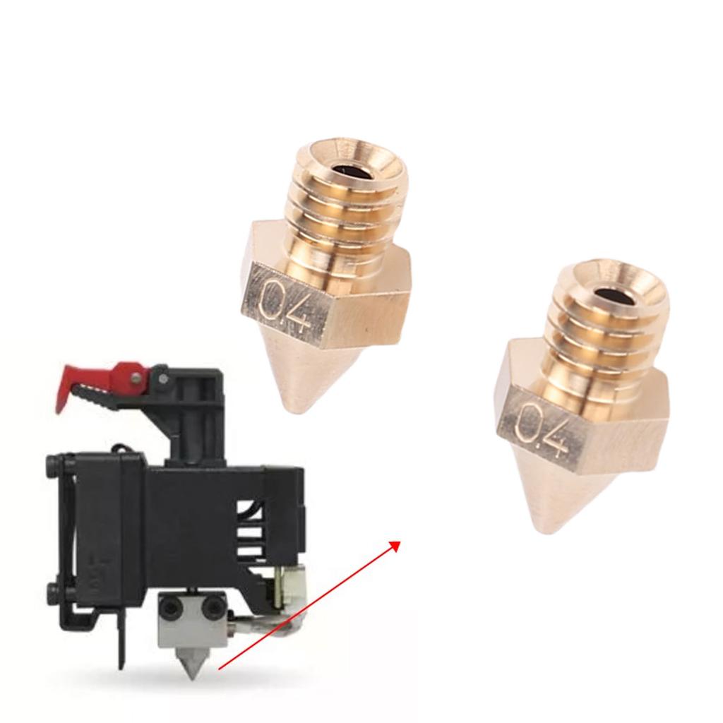 Латунное сопло для 3D-принтера, замена для для Raise3D N Pro2 Pro3 E2 Series 0,4 мм латунное высокоточное сопло горячего конца