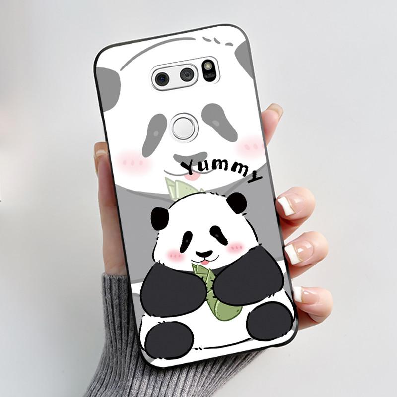 Милый Чехол Для LG V30 V30+ Plus Funda LG V30s ThinQ Capa LG V35 ThinQ Печатный Корпус Защитная Крышка Мягкий Силикон Мультяшные Чехлы