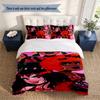 Hex Girls 3‑Piece Bedding Set Soft Microfiber Duvet Cover Pillowcases Comfortable Bed Linen for Bedroom Decoration