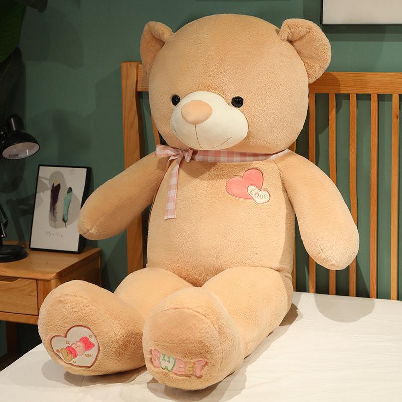 Большая Плюшевая Игрушка Медведь Любви Большая Кукла Медведь Кукла для Объятий Девочка Тряпичная Кукла Подарок на День Рождения
