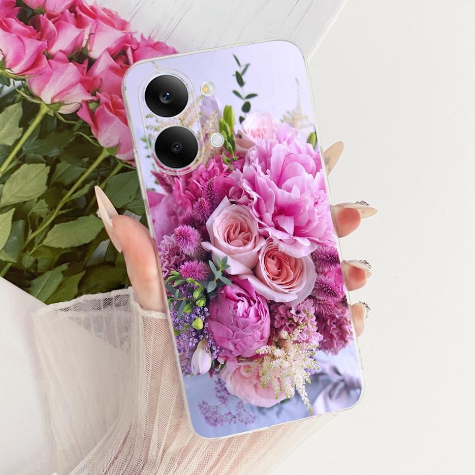 Flower Butterfly Luxury Girly Fashion Casing For Xiaomi Poco X8 Pro Max / Redmi Turbo 5 Max Phone Case Soft Clear Silicone Cover