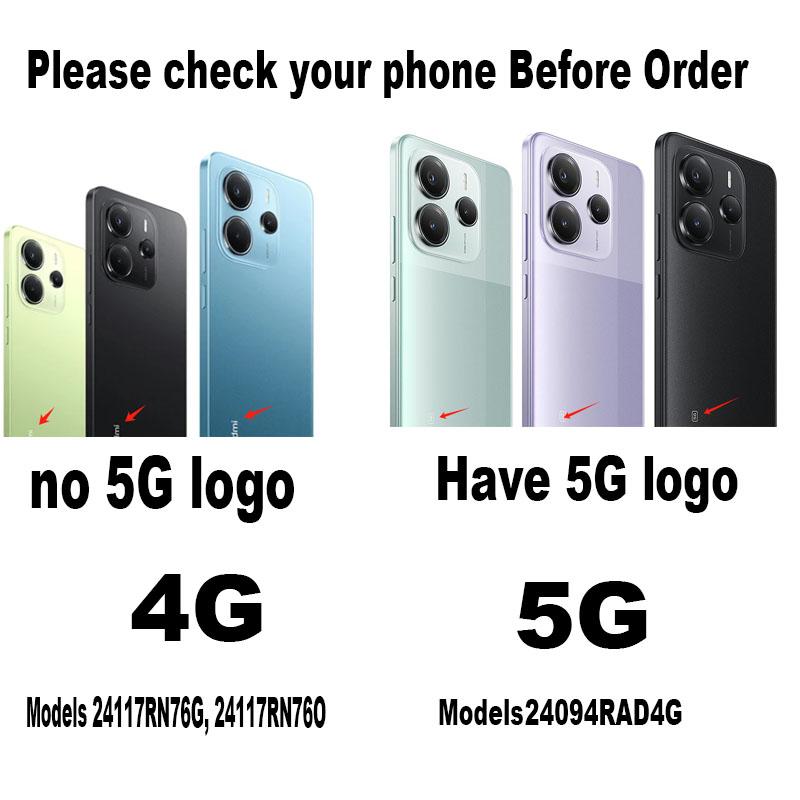 Для Xiaomi Redmi Note 14 5G Средняя рамка LCD экрана Передняя рамка Корпус Рамка Шасси Замена