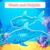 Stretchy Dolphin Squeeze Ball Blue Sea Animal Squeeze Toys Durable Shark Stress Balls  Adults