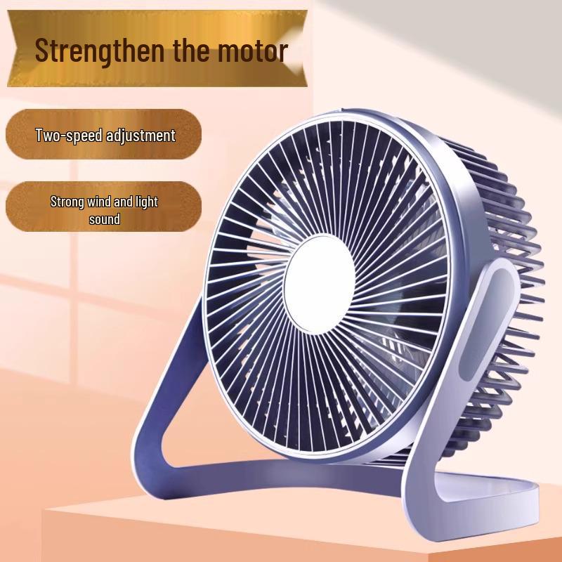 6-Inch High Power Silent USB Desktop Fan – Compact Office & Circulation Fan