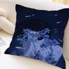 Japan Anime Perfecta Blue Pillow Cover For Bedroom Room And Living Room Sofa Decorative Cushion Cover