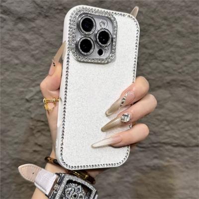Эстетичный Сияющий Алмазный Чехол Для iPhone 16 15 14 13 12 Pro Max Plus 11 Полностью Стразы Конфетный Желейный Жесткий Акриловый Чехол