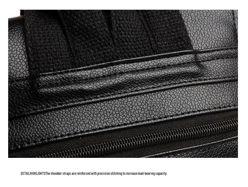 Рюкзак из искусственной кожи большой вместимости с текстурой для женщин – Повседневный и стильный женский рюкзак