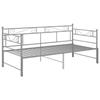 VidaXL Extendable Sofa Bed Frames Metal Grey 90x200 Cm, Grey, Metal