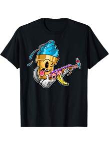 Unisex T-shirt Funny Ice Cream Ak Apparel T-Shirt
