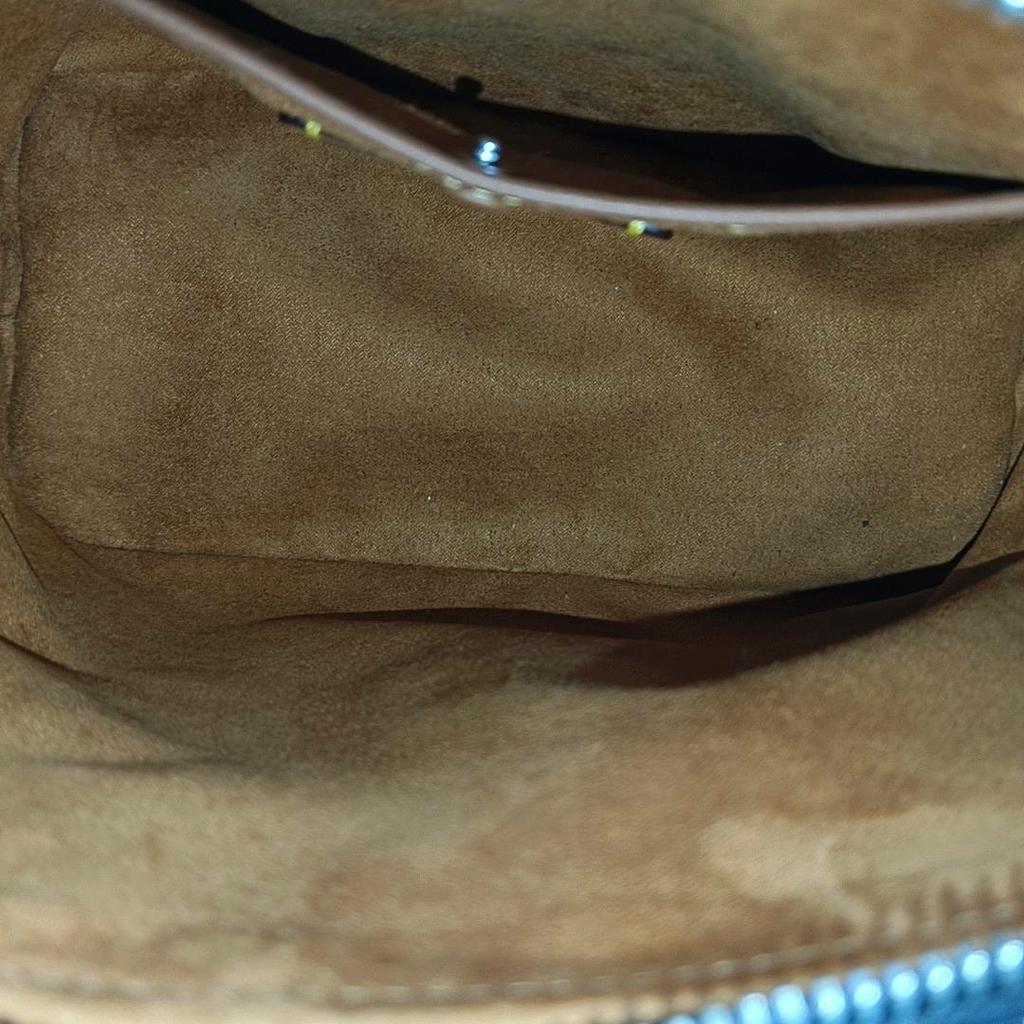 [Pre-Owned] Revel 24 Classic Monogram Jacquard Fabric And Leather Shoulder Crossbody Tote Bag Medium - Excellent #4YZQ8Z
