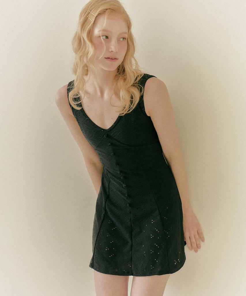 Купальник Ninakoseuta Nereid Lace_Черный