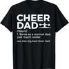Забавная надпись Папа чирлидерства Большой Плохой Папа чирлидерства Футболка