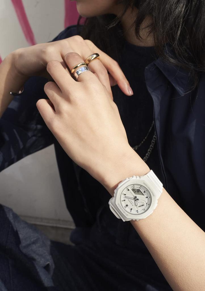 Часы Casio G-Shock, Модель среднего размера GMA-S2100-7AJF, Белые, Оригинальный японский продукт