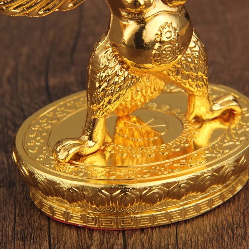 Сплав металла позолота золото фэншуй поставщики Lucky Roc Garuda большой золотокрылый Птица Пэн Характер