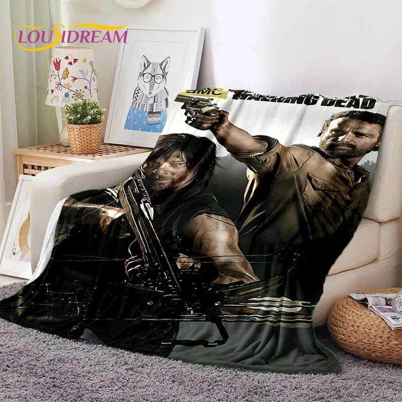 The Walking Dead Lincoln TWD Soft Flannel Blanket for Beds Bedroom Sofa Picnic,Throw Blanket for Cover Outdoors Leisure Nap Gift