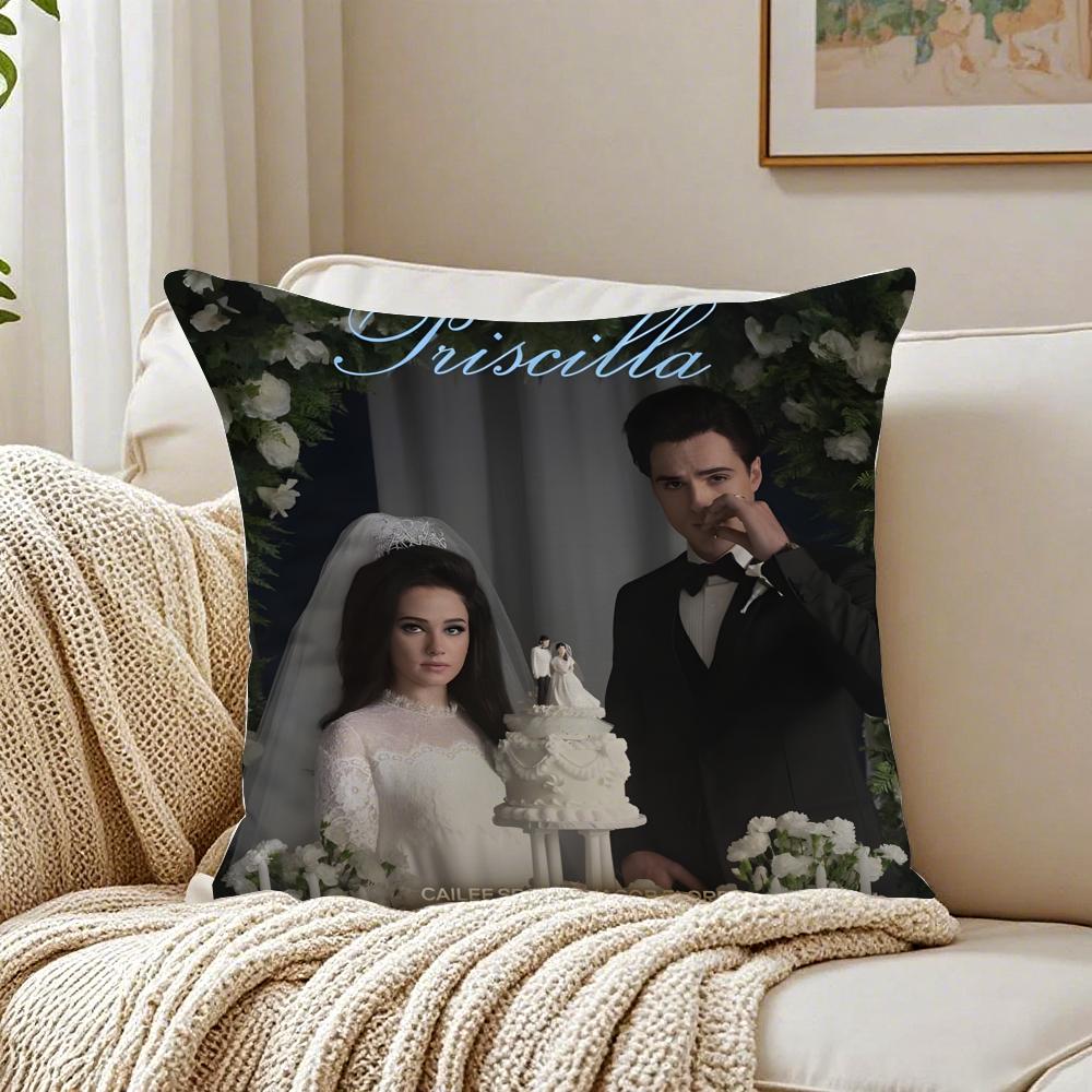singer pop PPriscilla Cushion Cover Pillowcase Antidustmite living Room Sofa Decor Cushion Room