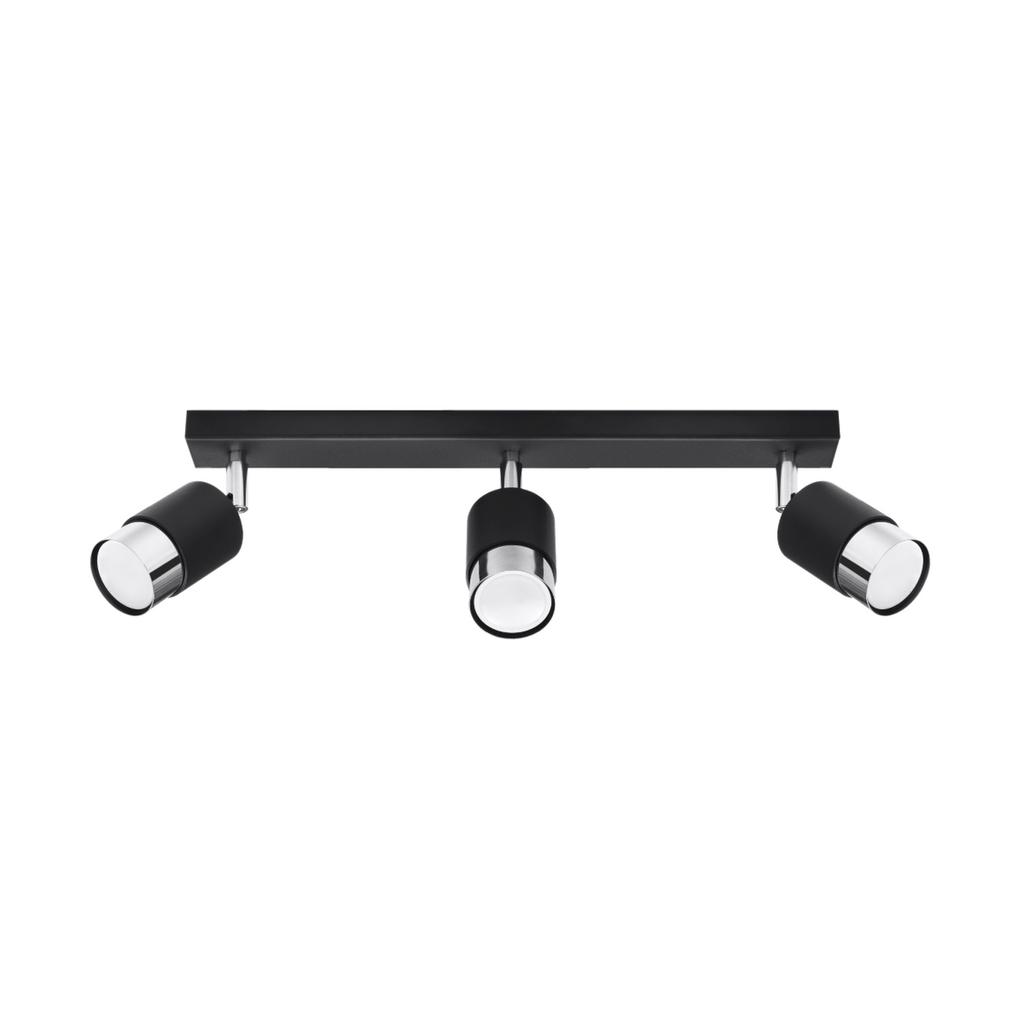 Nero 3 ceiling lamp black/chrome