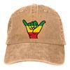 Aloha Shaka Hands Reggae Fari Colors Бейсбольные кепки Кепка с козырьком Rasta Флаг Лев Солнцезащитные шляпы для женщин унисекс