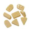 100 шт. Смола Сыр Мини Кавайи Кукольный Домик Миниатюры Плоская Основа Кабошон Пищевой Материал Поделки Аксессуары для Скрапбукинга Шарм DIY