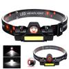 Headlight XPE+COB USB Rechargeable Headlamp Built-in Battery Head Light Waterproof Head Torch Camping Head Lamp