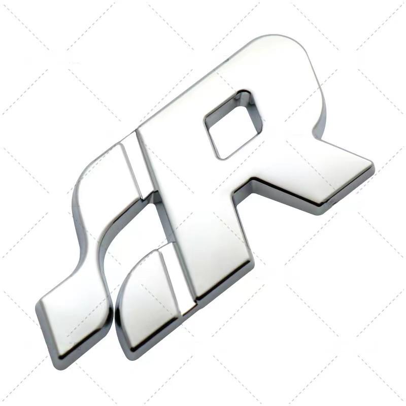 Логотип R32 для Volkswagen Bora Golf SR32 - Наклейка на багажник и металлическая эмблема R для модифицированного кузова автомобиля.