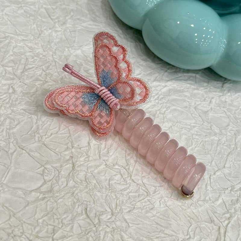 Эластичные резинки для волос для женщин и девочек, однотонные резинки для волос, спиральная катушка, резинка, хвостики, веревка для головы, аксессуары для волос