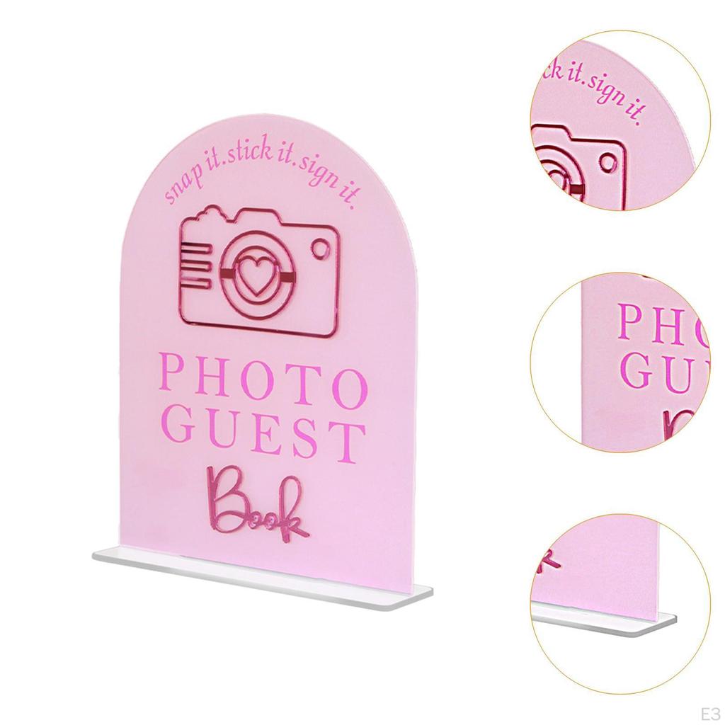 Акриловая табличка для свадебных мероприятий и украшения памятного стола на банкет