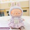 For 17cm Labubu Doll Clothes Fashion Dress Overalls Doll Clothes Color Match Hoodies Dolls Accessories Cute Decoration Little Clothes