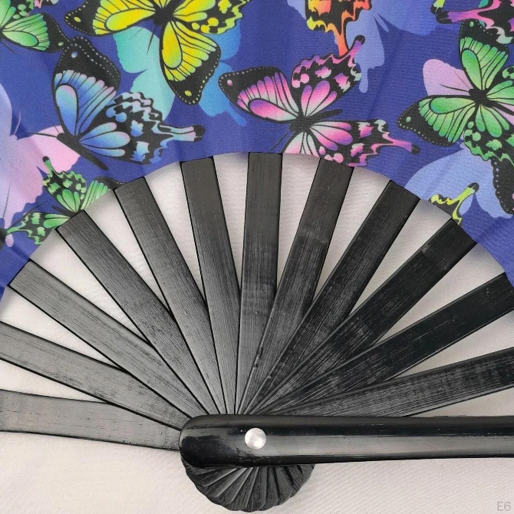 Bamboo Frame Folding Fan for Dance Events And Festivals