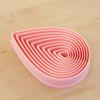 10PCS Waterdrop Shape Cookie Cutter Set Pastry Baking Mold Polymer Clay Cutters Cake Cutter Mold