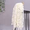 90cm Flower Garland Artificial Flower String Silk Cherry Blossom Ivy Vine for Home Garden Wedding Arch Decor