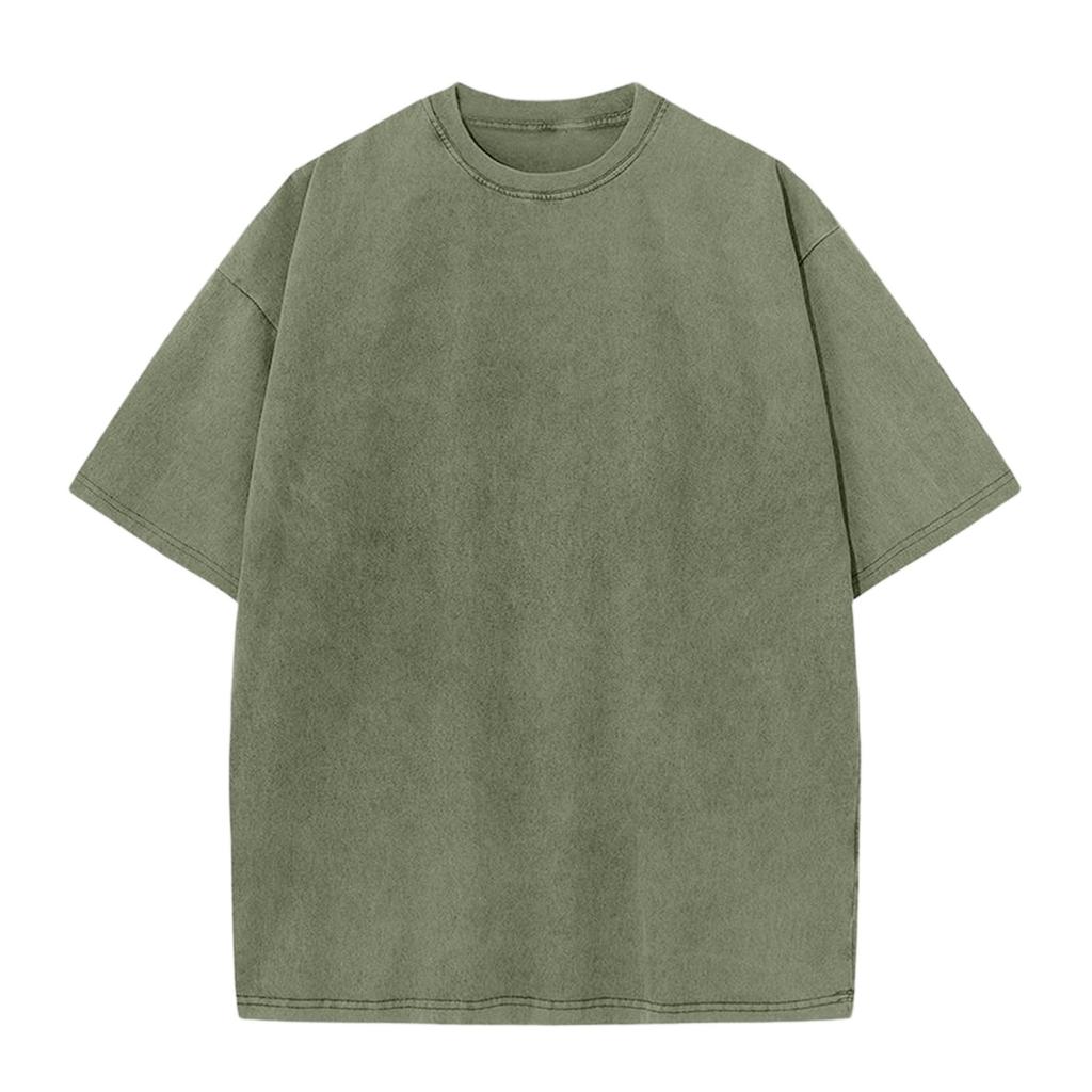 Мужская футболка с коротким рукавом, ретро, из хлопка, свободного кроя, с рукавом до локтя