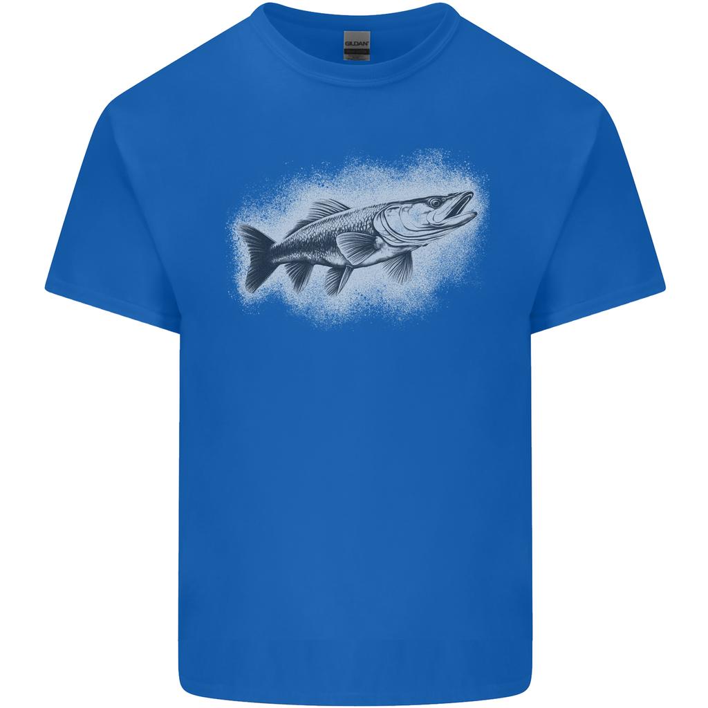 A Pike Fish Drawing Fishing FisherUnisex Unisexs Light Cotton TShirt