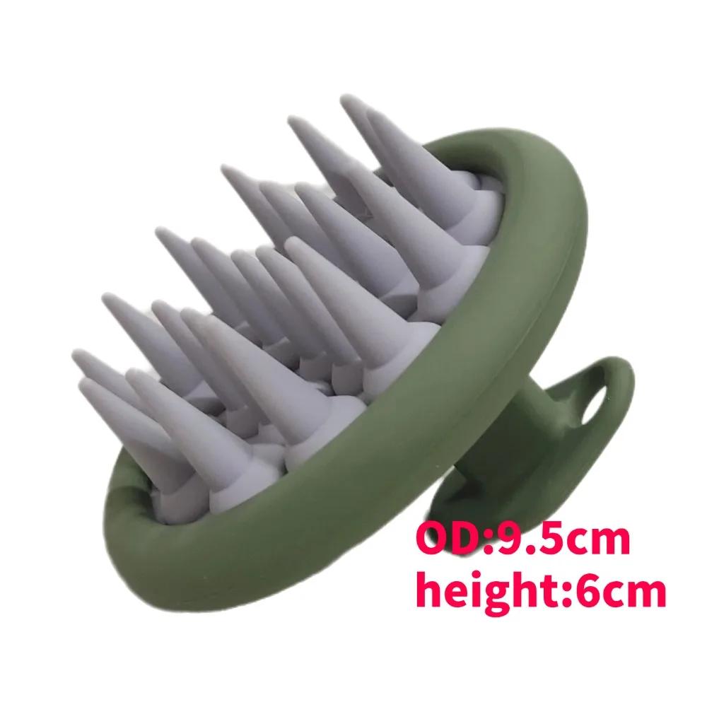 Silicone Shampoo Brush Hair Massager body scrubber Head Scalp Massage Comb Body Massage scrubber Bath Salon Hairdressing Tools