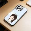 Арт-игрушка Y-Yoshitomo -N-Nara Чехол для телефона для iPhone 17,16,15,14,13,12,11 Plus,Pro Max,XS,Цветной посеребренный внутренний чехол