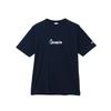 Champion Basic Short Sleeve USA with Graphic Logo Crew Men's T-Shirt, Navy, 100% Cotton, Fabric, Print, Neck, C3-B340