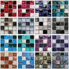 10pcs Flat Mosaic Style Tiles Sticker Kitchen Bathroom Waterproof & Oilproof Art Wall Sticker Peel & Stick Surface Glossy Film