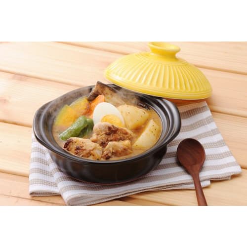 Banko Ware, Ginpo Pottery, Chrysanthemum Design Earthenware Pot (Lapis Lazuli Glaze, No. 8)