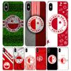 Силиконовый чехол для телефона SK Slavia Praha Чехия для iPhone 17 16 16E 15 Pro Max 14 Plus 11 13 Mini 12 7 8 SE Air 17Pro Co