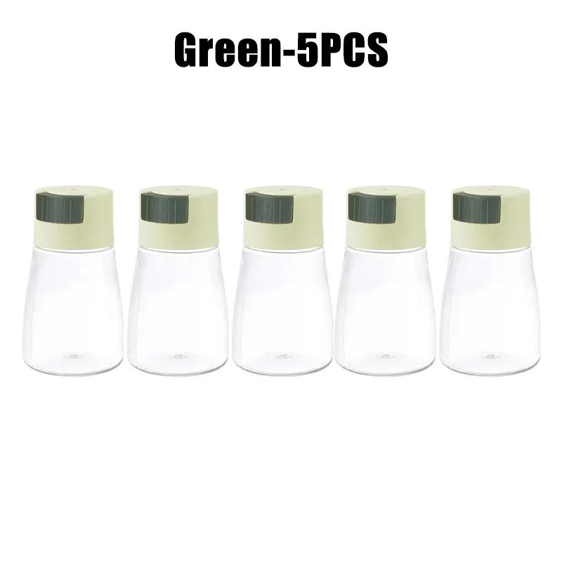 Precision Salt Control Dispenser Sealed Quantitative Seasoning Jars Press Design Spice Storage Containers for Kitchen Cooking