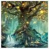 Алмазная картина Фэнтези Дерево желаний 5D Diy Алмазная вышивка Украшение дома