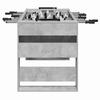 Table Football Table Concrete Grey 146.5 x 74 x 85 cm Engineered Wood