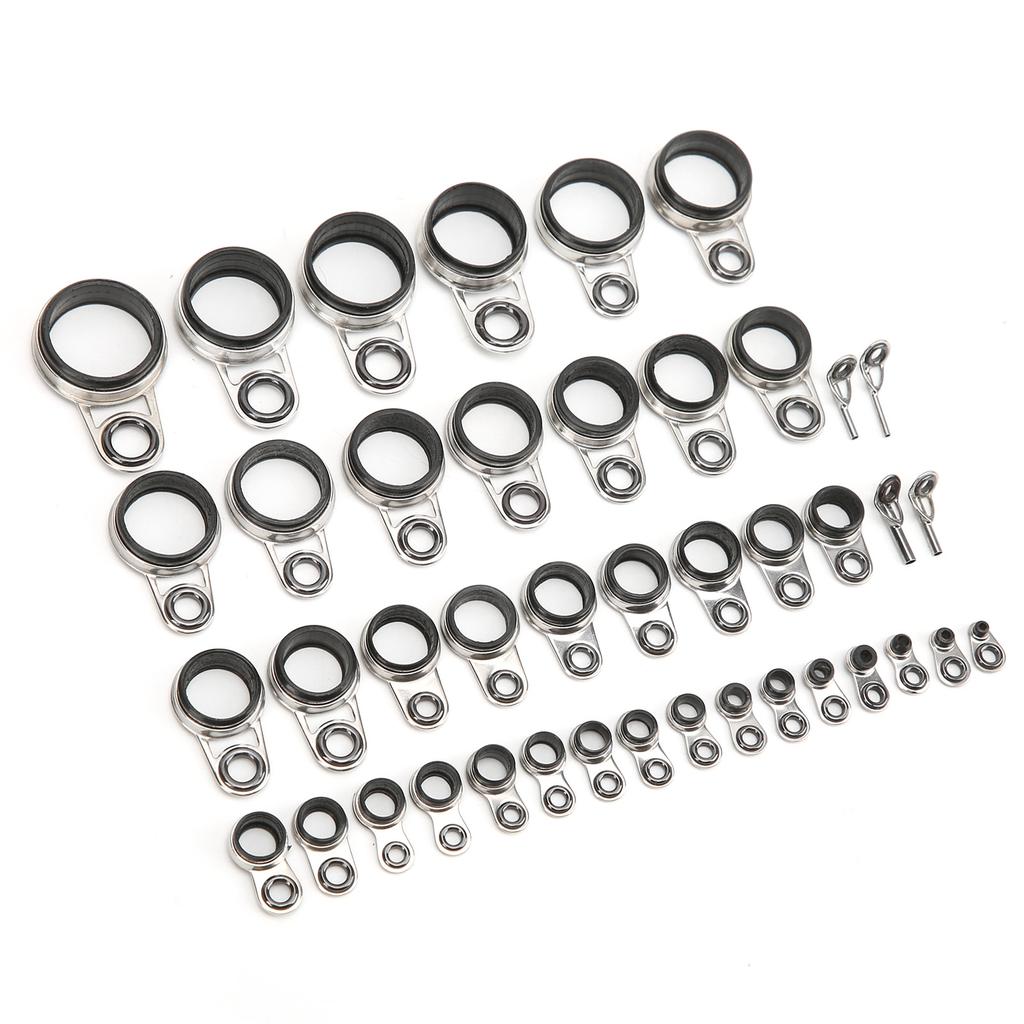 41 в 1 набор универсальных снастей для заброса камней, направляющие для удочки, кольца для лески, лучшие советы