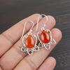 Carnelian 925 Solid Sterling Silver Earrings, Handmade Gemstone Earrings Jewelry, Gifts For Wife Brand New Earrings