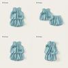 Летний комплект платьев для девочки из мягкого материала с бантом для возраста от 3 до 8 лет