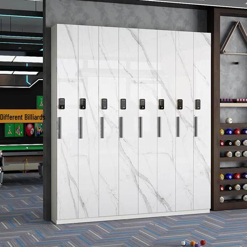 Billiard Cue Storage Cabinet with Touchscreen Lock